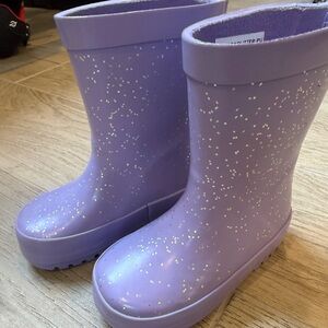 Nordstrom Lavender Glitter Boots
